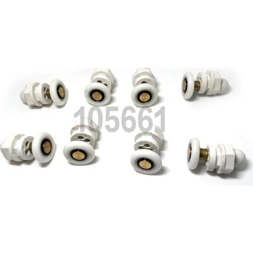 8 x Shower Door Rollers/ Runners/ Pulleys/ HOOKS "Rolli" CY-301-12