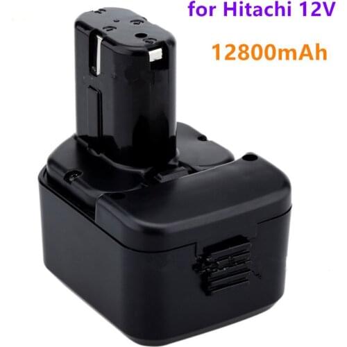 New Quality 12800mAh 12V 12.8Ah Battery for Hitachi EB1214S 12V EB1220BL EB1212S WR12DMR CD4D DH15DV C5D , DS 12DVF3