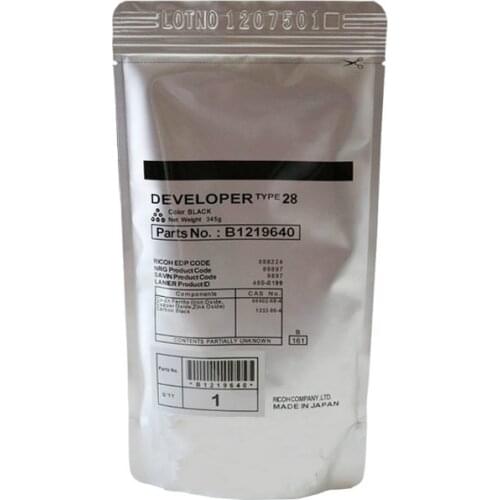 B1219640 Type 28 Developer For Ricoh AF 1022 2022 2027 1027 3030 MP 2550 3350 2851 3351 2852 2352 3352 2553 2022 2027 3025 2550B
