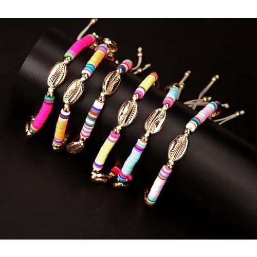 1pc Bohemian Style Beach Shell Decor Anklet Handmade Adjustable Beaded Ankle Bracelet Shell Anklet Jewelry Accessories For Beach