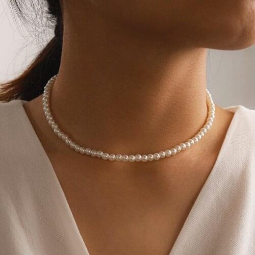DADIFEN Pearl Necklaces For Women