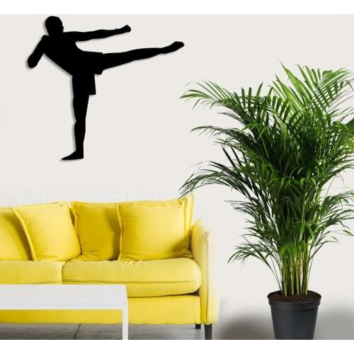 Fighter Wall Home Accessory Wooden Table 50x45cm