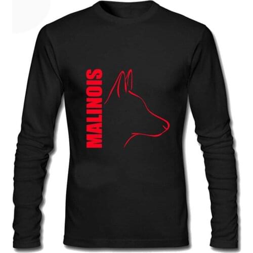 Silly Dog Belgian Malinois T Shirts Mens Boys Long Sleeve Men Top Tee Crewneck Camisetas Hombre Manga Corta T Shirt 2XL