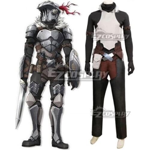 Goblin Slayer Battle Uniform Suit Halloween Party Adult Outfit Christmas Jumpsuit Set Carnival Set Cosplay Costume E001