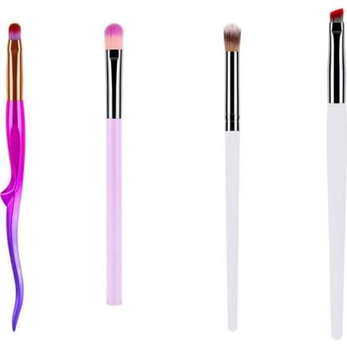 3 Colors Makeup Brush Eyebrow Concealer Blooming Brush Inclined Flat Angled Professional Makeup Tools