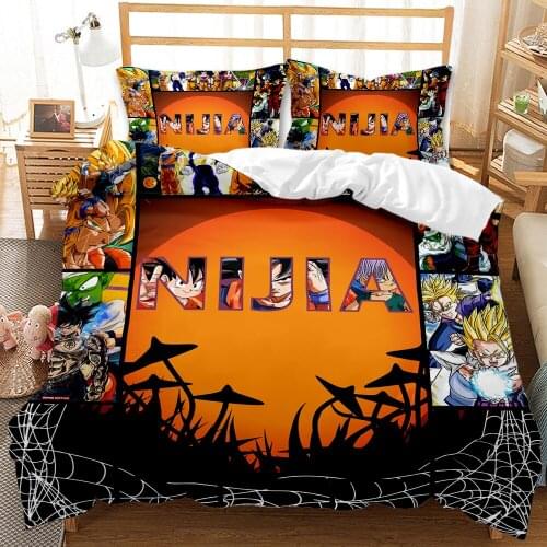 Happy Halloween Party Bedding Set King Size Ghost Pumpkin Bat Duvet Cover Set Bed Quilts Orange Bedclothes Child Home Textiles