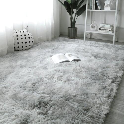 Nordic Plush Carpet Large Area Rug Living Room Bedroom Home Decor Long Hair Carpet Floor Carpet Tie Dye Comfortable Shaggy Rugs