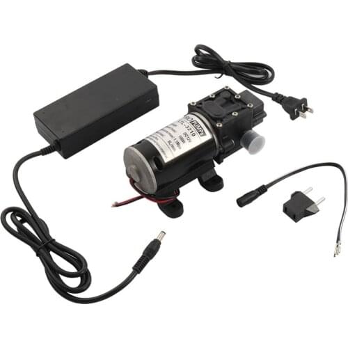 DC12V 100W Diaphragm Water Pump High Pressure Electric Reflux Pump Garden Irrigation Car Washing Misting Spraying System Fitting