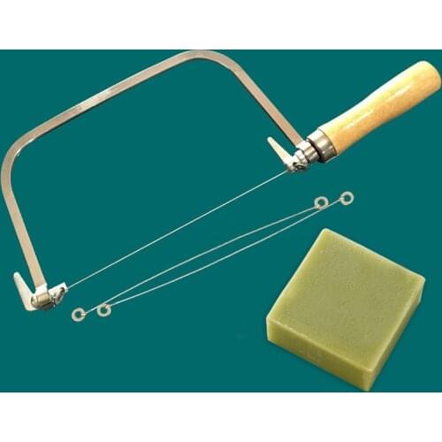 Creative Soap Loaf Wooden Cutter Practical Cutting Knife For Soap Stainless Steel String Candle Cutting Soap Kits Accessories