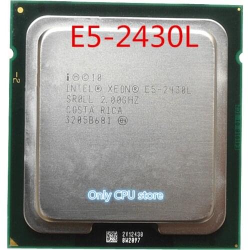 Intel E5-2430L 2.0G 6 core 12 thread 1356 pin official version CPU
