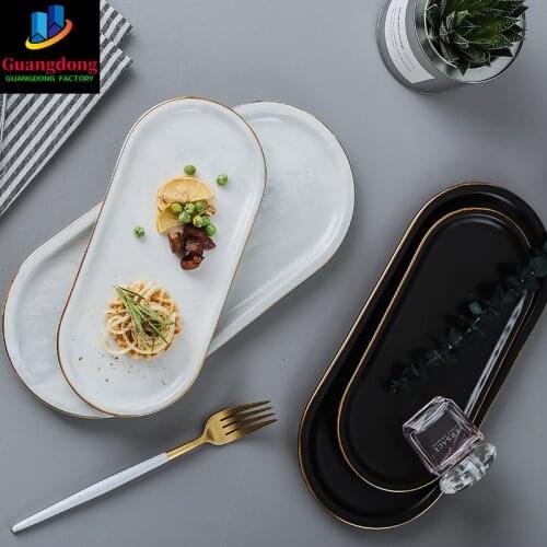 10 inch Pink Oval Marble Ceramics Dish Plate Food Dessert Fruit Cake Sushi Plate Decorative Plate Jewelry Storage Tray Organizer