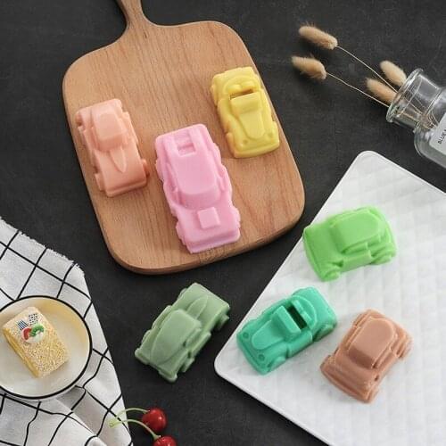 Silicone car cake mold to make jelly pudding chocolate cute cartoon household three-dimensional jelly baking