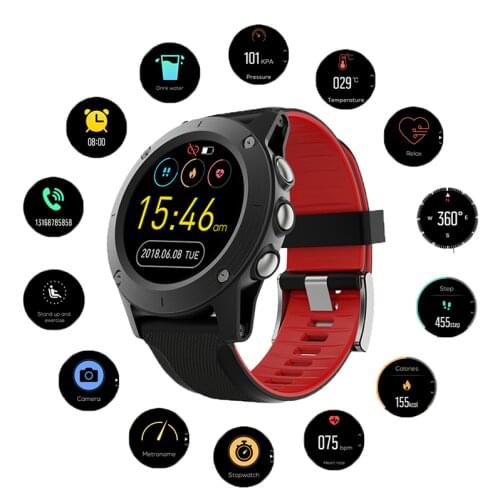 Smart Watch Outdoor Sports Waterproof Smartwatch Heart Rate Detection Sleep Monitoring Metronome smart Phone Watches R911