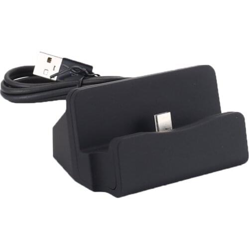 USB2.0 Type-C Phone Charger Fast Charging Dock Station Desktop Docking Charger Cradle Stand Support Data Sync for Android phone