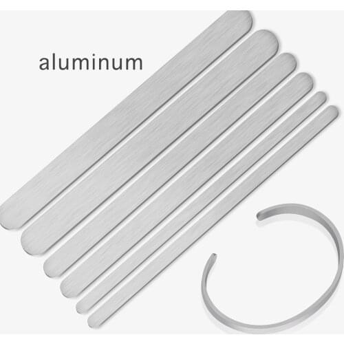 10pcs/lot Blank Aluminum Cuff 4 size Bangle Plain Rod Bracelet Diy Engraving Bracelet Jewelry Making Accessories