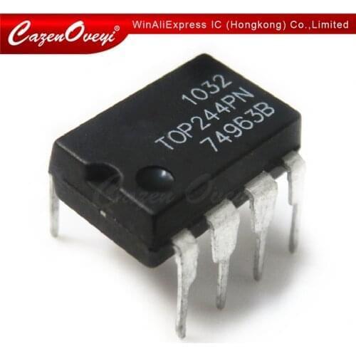 10pcs/lot TOP244PN TOP244P TOP244 DIP-7 In Stock