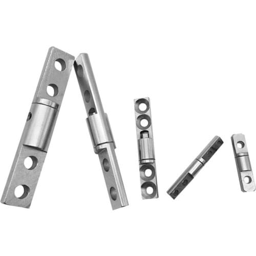 2Pcs Stainless steel Damping shaft hinge Random Stop Torsion hinges Furniture Butt Hinge for Cabinet/LCD display/Desk lamp