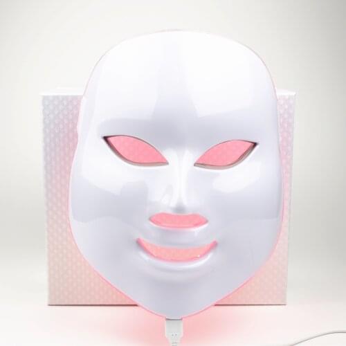 7 Colors Light LED Facial Mask Skin Rejuvenation LED Phototherapy Face Care Beauty Anti Aging Whitening Wrinkle Removal Mask