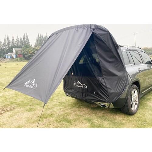 Car Trunk Tent Rainproof Windproof Sunshade For Road Trip Outdoor Camping Barbecue Universal SUV Car Hatchback Trunk Sun Shelter