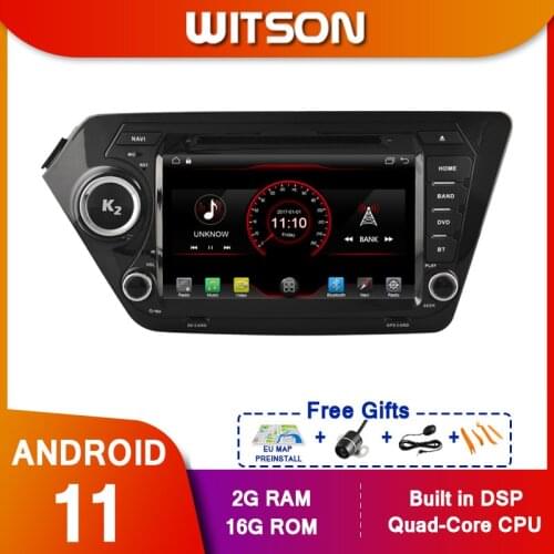 WITSON Car Multimedia Player Stereo GPS DVD Radio Navigation Android Screen Android 11 KIA K2/RIO