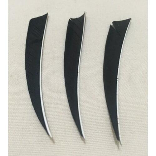 Free shipping 100pcs 5" Shield Turkey feather fletching for DIY traditional bow arrow