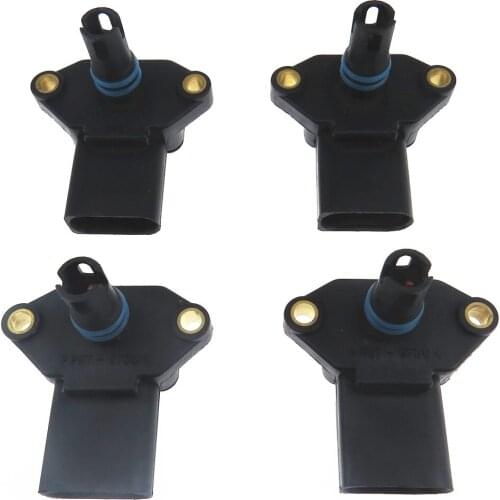 4Pcs New Intake Manifold Pressure MAP Sensor For VW Golf MK3 MK4 Vento Bora Polo 1.2 1.6 1.4 16V 036906051 03D906051 036906051D