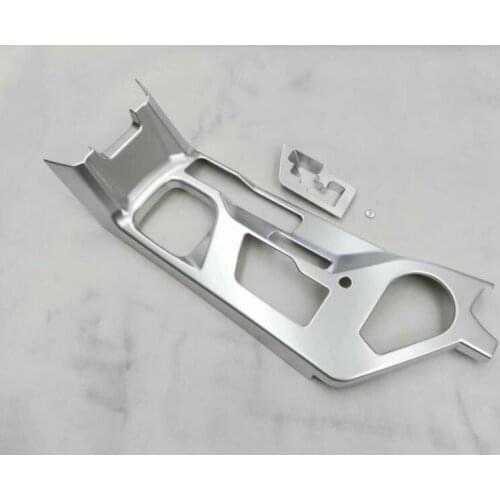 For TOYOTA RAV4 2017 2PCS ABS Chrome Car Gear Shift Knob Sticker Panel Cover Trim Moldings Car Styling Accessories