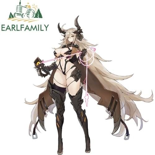 EARLFAMILY 13cm x 12cm for Last Origin Car Sticker Bumper Wall Laptop Decals Waterproof Car Assessoires Anime Decoration