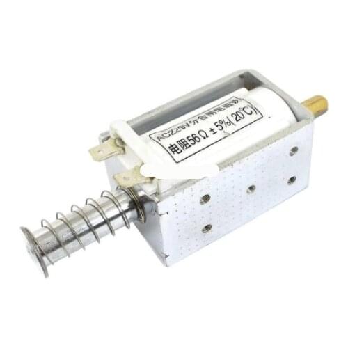 VS1 DC12V 24V 110V AC 220V 3A 3Kg Open Frame Push Pull Solenoid Electromagnet Actuator