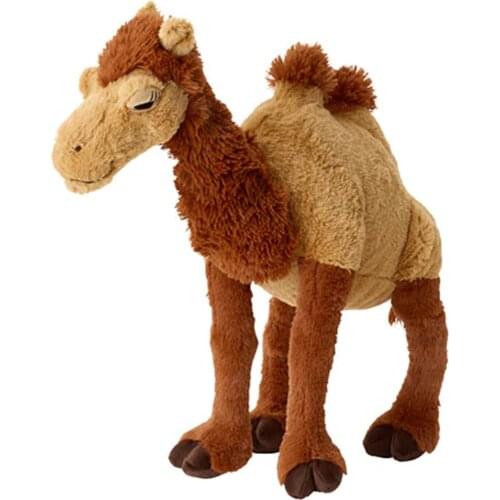 Fancytrader 18’‘ Cute Stuffed Camel Toy Plush Desert Camel Hugging Pillow Kids Xmas Gifts Home Decoration Bed Doll 46cm