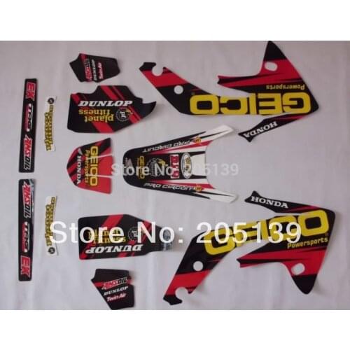 CRF150R RACING 3M graphic decals sticker EMBLEMS KITS FOR honda SCOOTER moto motorcycle motocross dirt pit bike CRF 150R parts