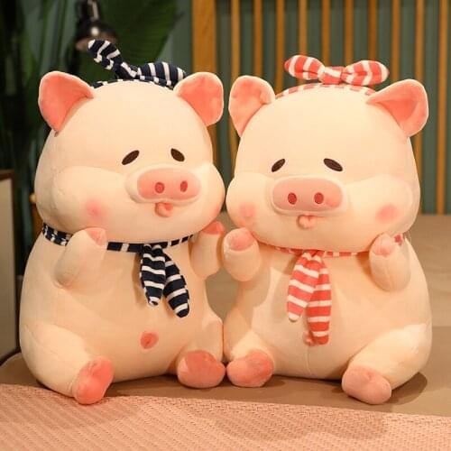 25-60CM Poupée animal cochon couple cochon rose animal plush couple pig stuffed animal doll pillow pink pig home decoration gift