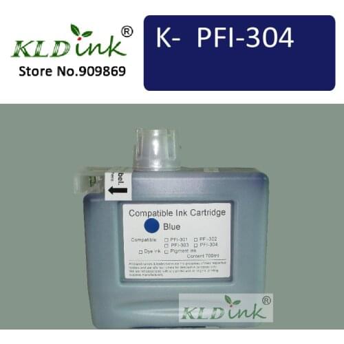 KLDINK - PFI-306B Blue Ink Cartridge ( PFI-304 / PFI-306 / 6665B001 Ink ) Ink Cartridges for imagePROGRAF iPF9400
