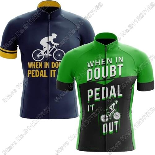 2021 Pedal It Out - Cycling Jersey Short Sleeve Summer Cycling Clothing Men Road Bike Shirts Bicycle Tops MTB Wear Maillot