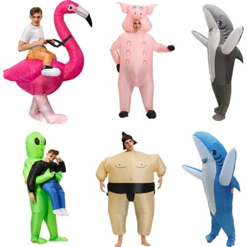 Hot Dinosaur Inflatable costume Alien Sumo Party costumes unicorn suit Mascot Cosplay disfraz Halloween Costumes For kids Adult