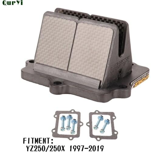 Motorcycle Carbon Fiber Reed Valve Kit For Yamaha YZ 250 250X YZ250 YZ250X 1997-2019 For VForce3 V307A