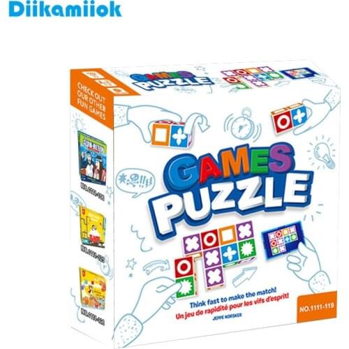 Kids Space Logical Thinking Board Game Matching Puzzle Family Party Games for Children Interactive Learning Match Master Toys