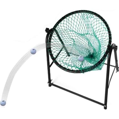 CRESTGOLF Top Quality Golf Chipping Net Adjustable Golf Chipping Practice Net Golf Training Cages Practice Mat