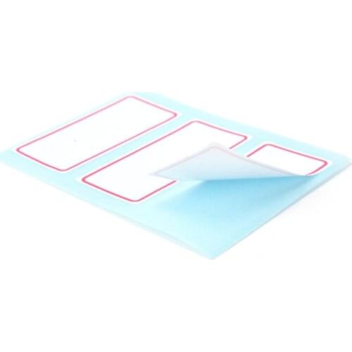 12sheets self adhesive label Blank note label Bar sticky writable name stickers Notebook