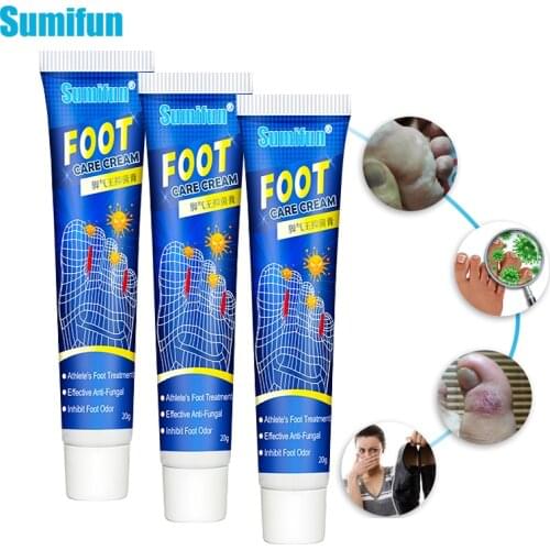 Sumifun 1/3pcs Anti Fungal Plaster Foot Beriberi Cream Itch Odor Peeling Blister Corn Chinese Herbal Antibacterial Ointment