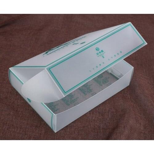 Heat Resistant UV CMYK Printing Plastic Food Packaging transparent clear pvc box for custom made ---PX20202