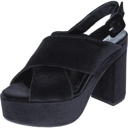 DAVID HARON sandals woman Black Velvet