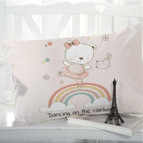 1pc Animal Cartoon Pillow cover Pillow case Bedding Pillowcase Pillowcovers decorative 3D Print for children kids baby rainbow