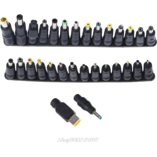 30 Pcs Universal DC-AC Power Supply Male Plug Adapter Converter Laptop Notebook S03 20 Dropship