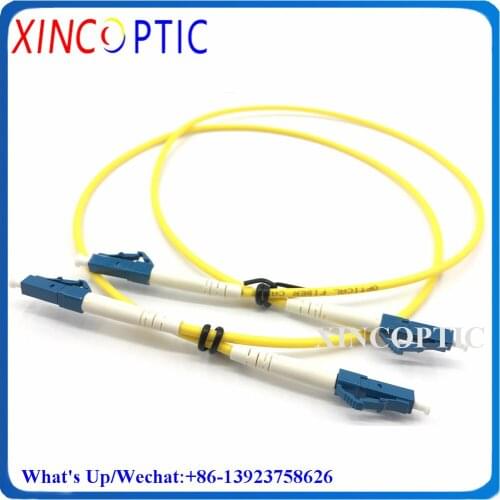 50Pcs 0.5M 1M 1.5M LC-LC Fiber Connector,Single Mode,G652D,Simplex,0.5/1/1.M,3.0mm,PVC,LC/UPC-LC/UPC Fiber Optic Patch Cord