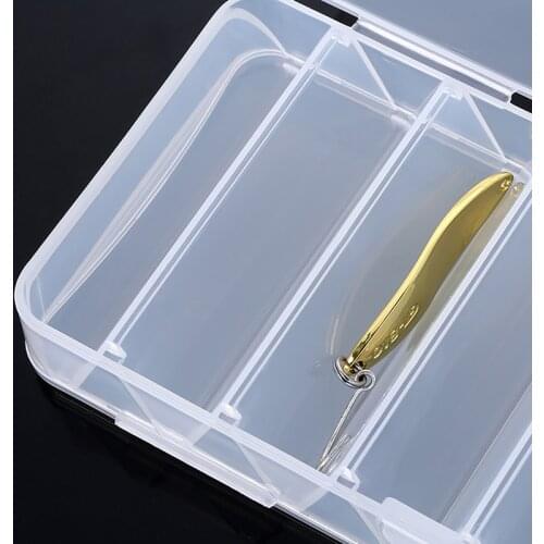 Fish Lures Hard Cases 14 Compartments Double Sided Spinner Plastic Useful Multi-function Fly Fishing Tackle Box Storage Tool