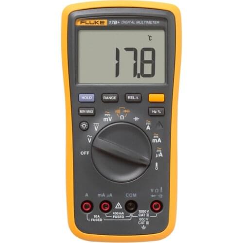 Fluke 17B + High Precision Multifunction Digital Multimeter 4000 AC / DC Current Withstand Capacitance Frequency Meter