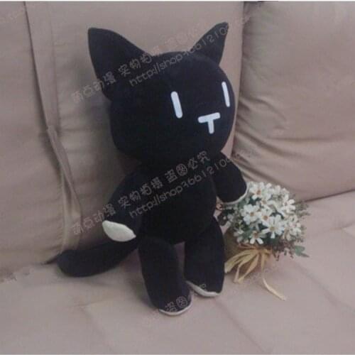 The World Ends With You plush toys Game Misaki Shiki figure Nyantan cat doll cosplay 40cm soft pillow