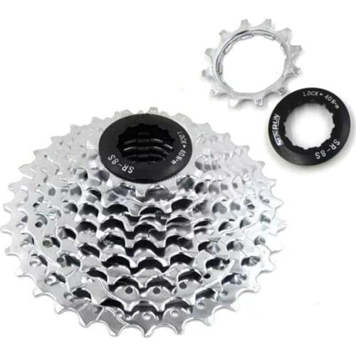 8 Speed Freewheel Cassette 12-32T For MTB Road Cycling Bike Easy To Install Alloy Steel Anti-rust Treatment