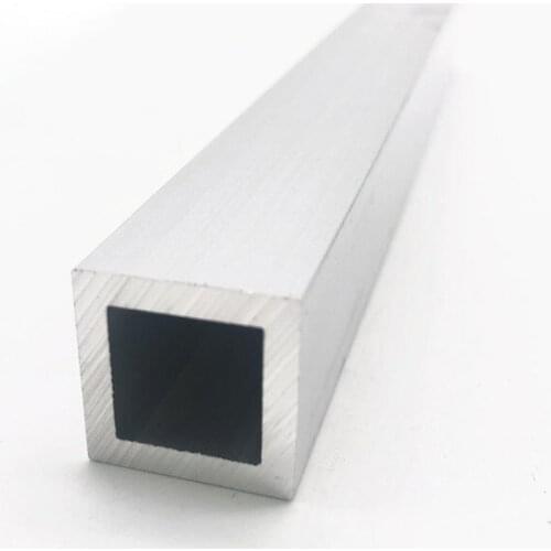 20mm20mm*3mm square tube aluminum alloy hollow pipe rectangle straight duct vessel 100/200/300/400/500/550mm length